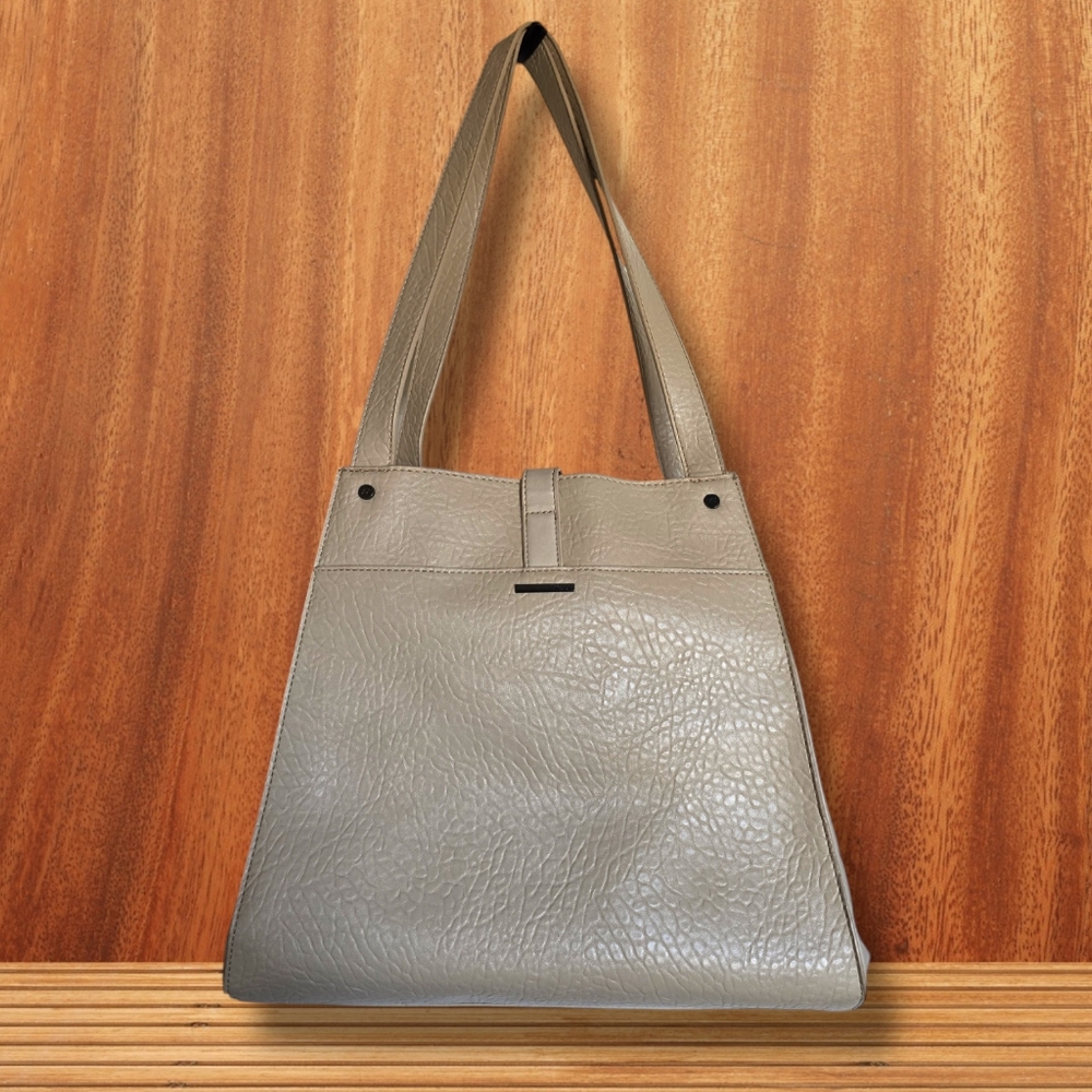 MEXX Women's Light Taupe PU Leather Tote/Bucket Shoulder Bag - Picture 5 of 16
